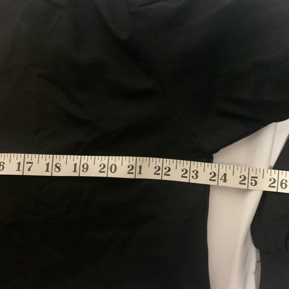 SHEIN crop drop shoulder long balloon sleeve shirt - Picture 6 of 8